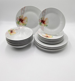 Набір тарілок і салатників 18 предметів ARLEY Limited Edition 9052